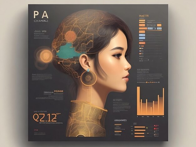 Ilustraciones de pai chart ai smart