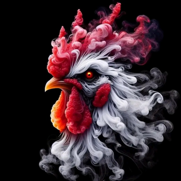 Foto ilustraciones de pollo en color diseño vectorial