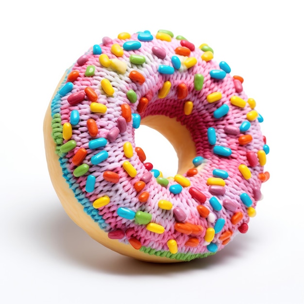 Ilustraciones de rosquillas con salpicaduras de colores