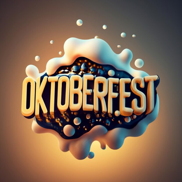 Ilustraciones de los símbolos y elementos del evento OKTOBERFEST