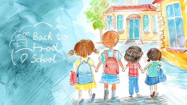 Ilustrações cativantes de BacktoSchool Uma aula mestra em contar histórias visuais envolventes