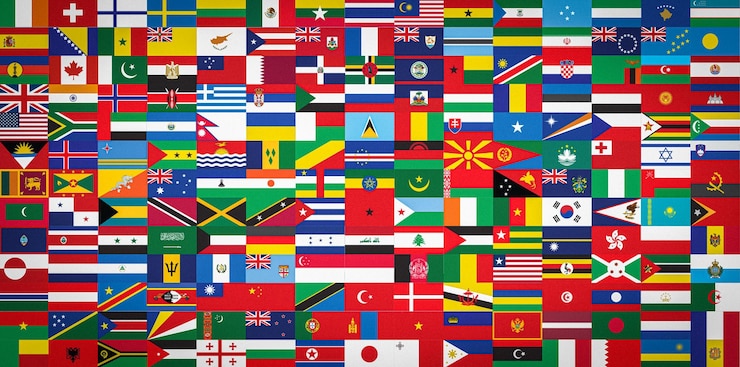 Foto ilustrações de bandeiras internacionais imagem de cada nação