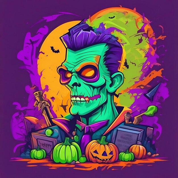 ilustrações divertidas de halloween