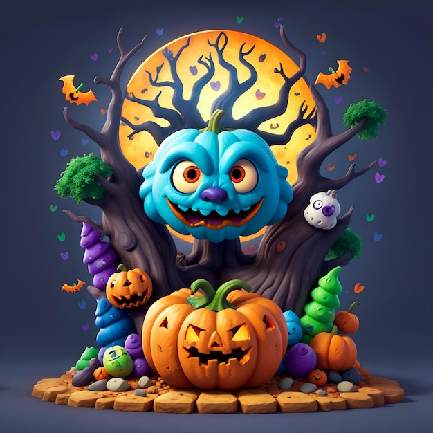 ilustrações divertidas de halloween