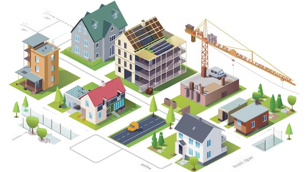 Ilustrar un gráfico de comparación de diferentes técnicas de construcción, como los métodos de construcción tradicionales frente a la construcción modular. Destacar las ventajas y las desventajas y las aplicaciones de cada una.