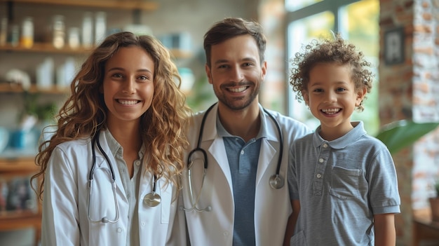 Ilustre um pai expressando apreço a um médico por sua