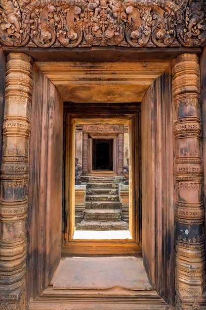 Im Banteay Srei Tempel