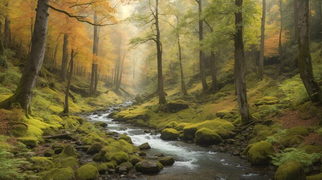 Im geheimnisvollen dunklen Wald