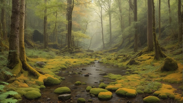 Im geheimnisvollen dunklen Wald