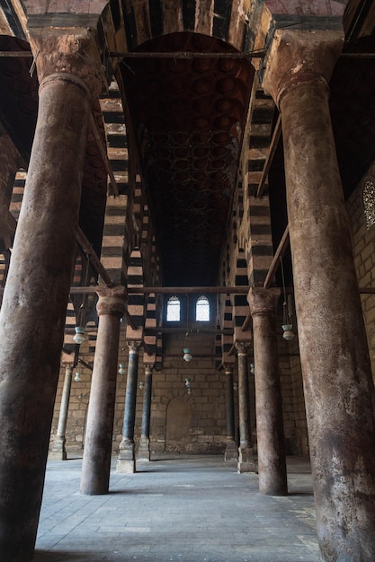 Im Inneren der großen Moschee von Muhammad Ali Pascha oder der Alabaster-Moschee in Kairo, Serbien