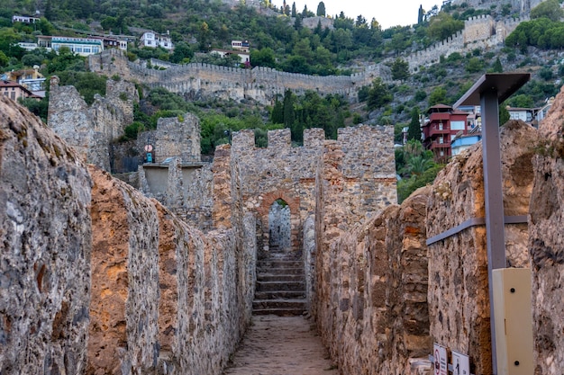 Im Kizil Kule, der Festung von Alanya in der Türkei