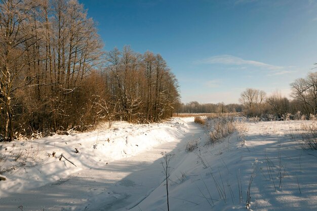 Im Winter parken