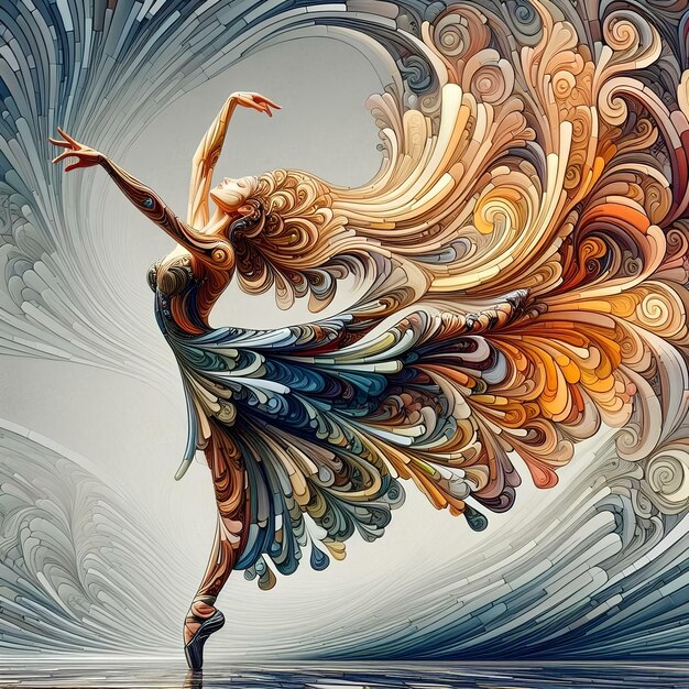 imagem artística de uma bailarina 14