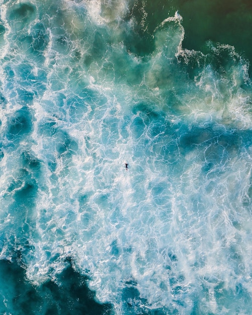 Imagem completa da água do mar