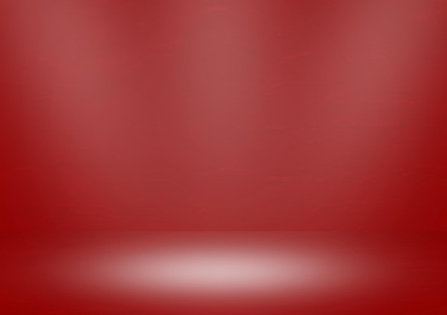 Imagem completa da parede vermelha