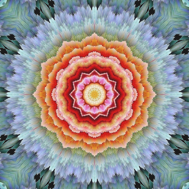 Imagem completa de decoração colorida
