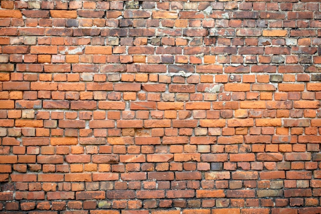 Imagem completa de uma parede de tijolos