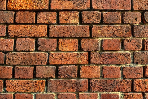 Imagem completa de uma parede de tijolos