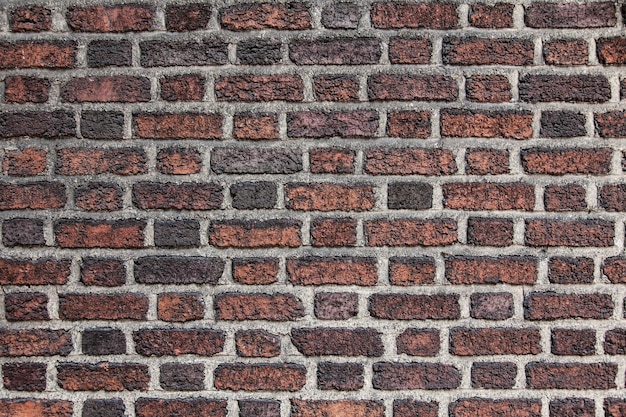 Imagem completa de uma parede de tijolos
