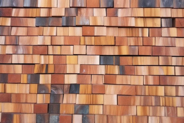 Imagem de alta resolução da textura de amarras ferroviárias de madeira