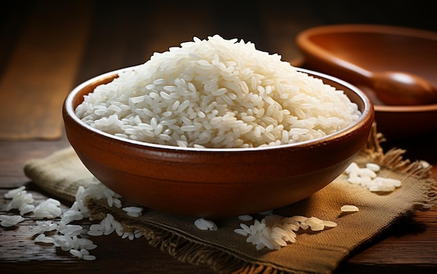 Imagem de arroz cru para um anúncio gerador de Ai