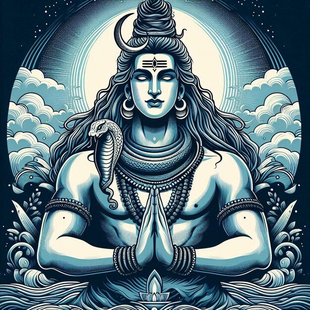 Imagem de arte vetorial do Senhor Mahadev