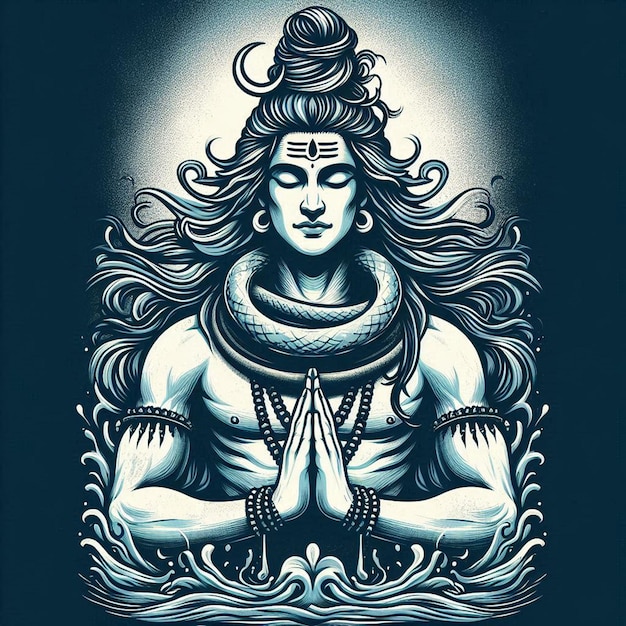 Imagem de arte vetorial do Senhor Mahadev