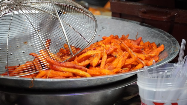 Imagem de batata frita na rua hd