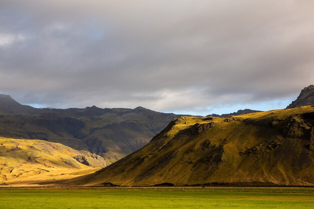 Imagem de bela paisagem da islândia