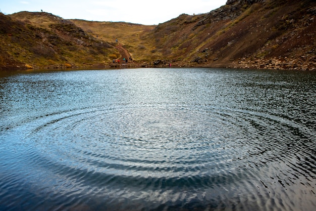 Foto imagem de bela paisagem da islândia