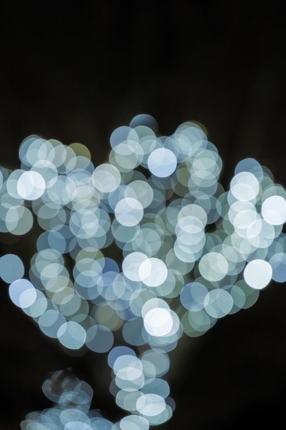 Imagem de beleza com fundo abstrato bokeh.