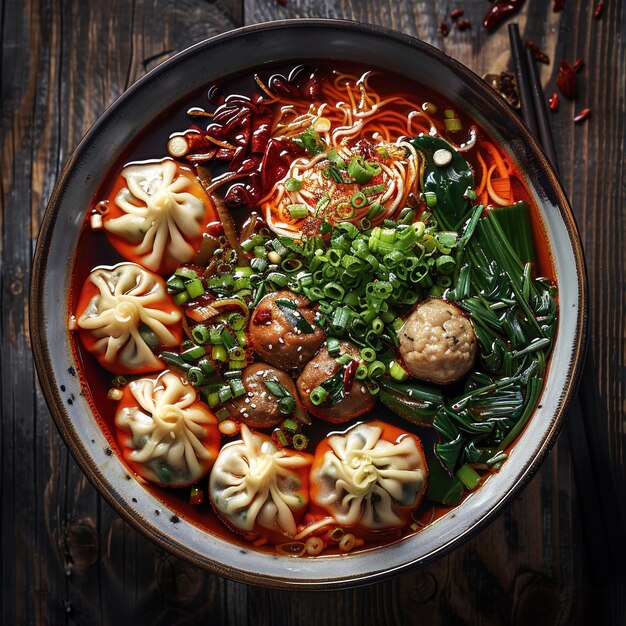Imagem de comida chinesa que Xiao Long Bao e bom aplicar para o menu livro