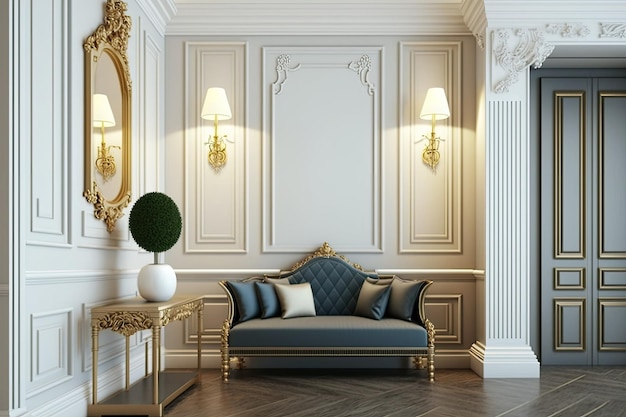 Imagem de design de salão clássico