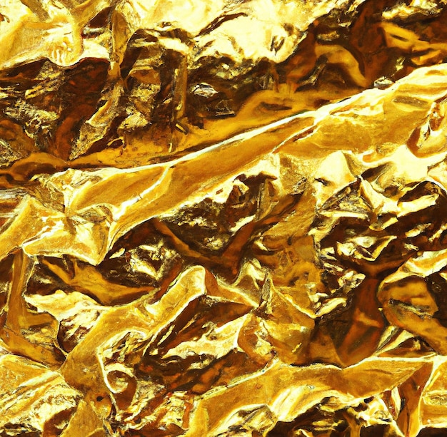 Imagem de detalhes de textura de ouro com espaço de cópia