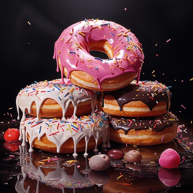 imagem de donuts