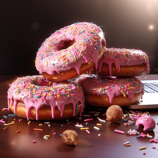 imagem de donuts