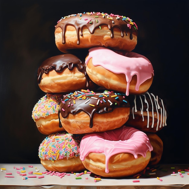 imagem de donuts