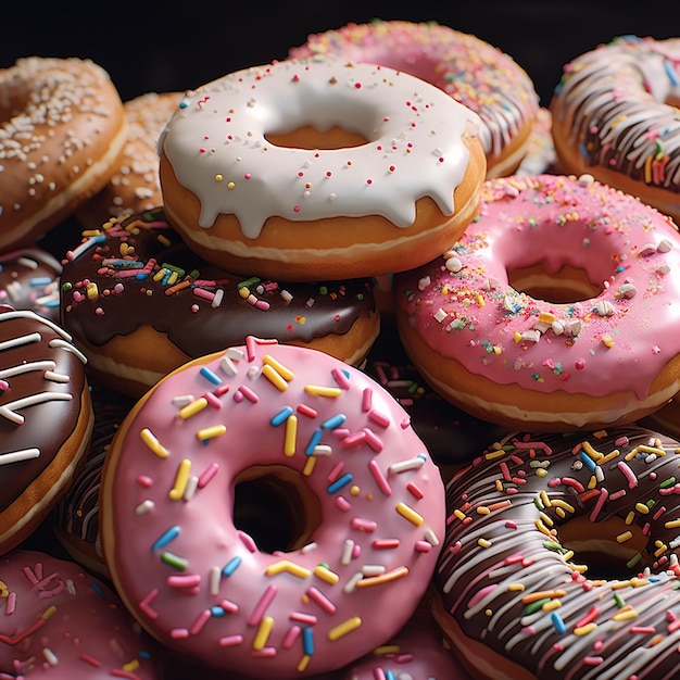 imagem de donuts