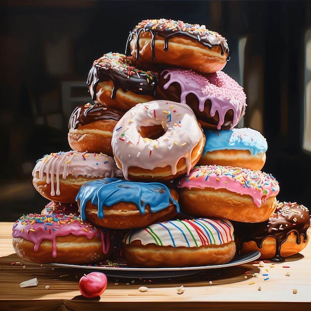 imagem de donuts