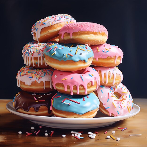 imagem de donuts