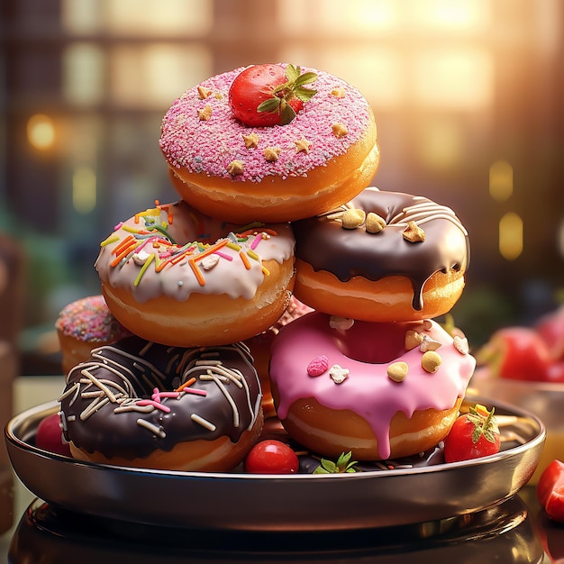 imagem de donuts