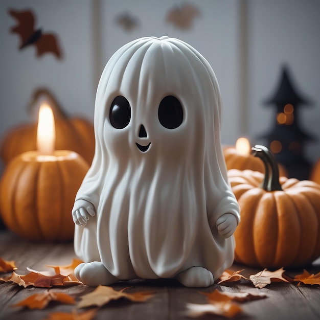 Imagem de fantasma fofo de Halloween