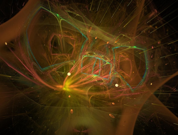 Imagem de fundo abstrata de fractal imaginário