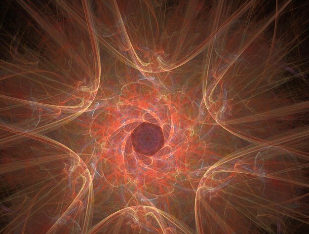 Imagem de fundo abstrata de fractal imaginário