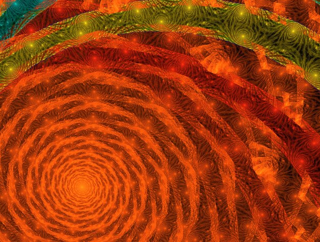 Imagem de fundo abstrata de fractal imaginário