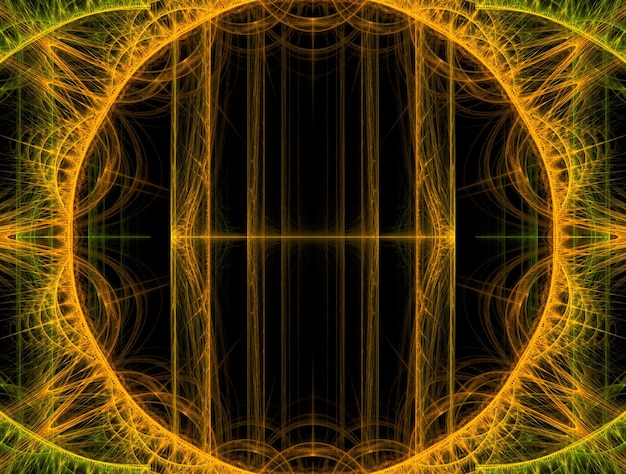 Imagem de fundo abstrata de fractal imaginário