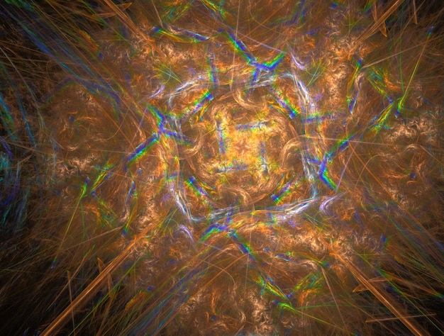 Imagem de fundo abstrata de fractal imaginário