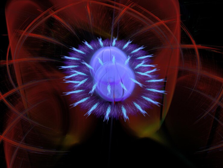 Foto imagem de fundo abstrata de fractal imaginário