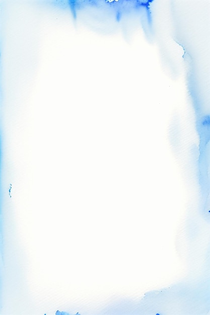 Imagem de fundo azul de tinta respingo de aquarela bela cor efeito de mancha de tinta fundo simples