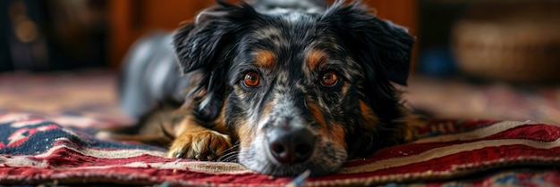 Imagem de fundo da bandeira dos cães americanos